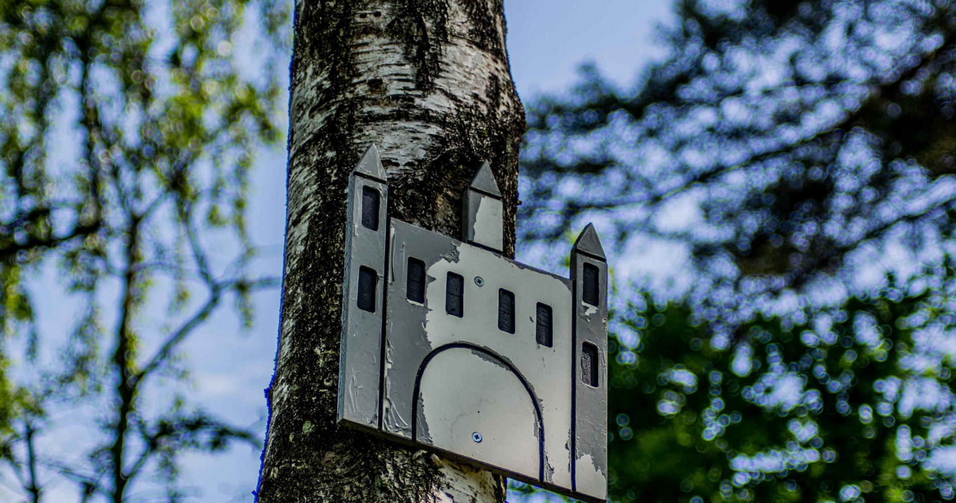 Holzschloss auf Baum Schatzsuche König Löwe (Foto vergrößern)